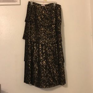 Olivia Palermo xChelsea28 Metallic Skirt